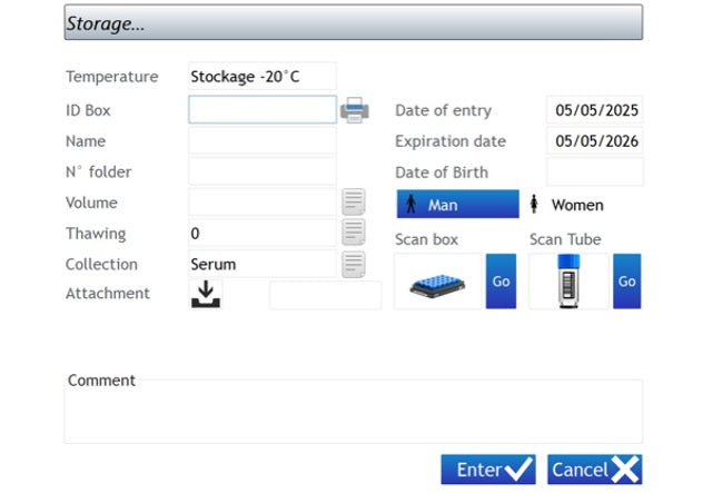 Logiciel Sérothèque